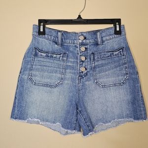 Madewell Highwaisted mom shorts Size 26
